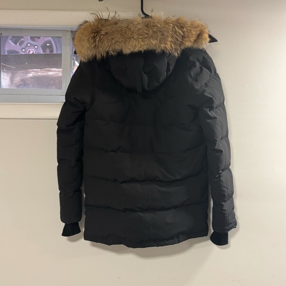 Canada Goose Mens Carson Parka HERITAGE Coat, Black, Size Medium - Picture 6 of 16